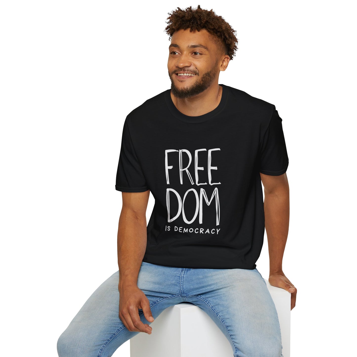 Democracy Tshirt, Freedom is Democracy