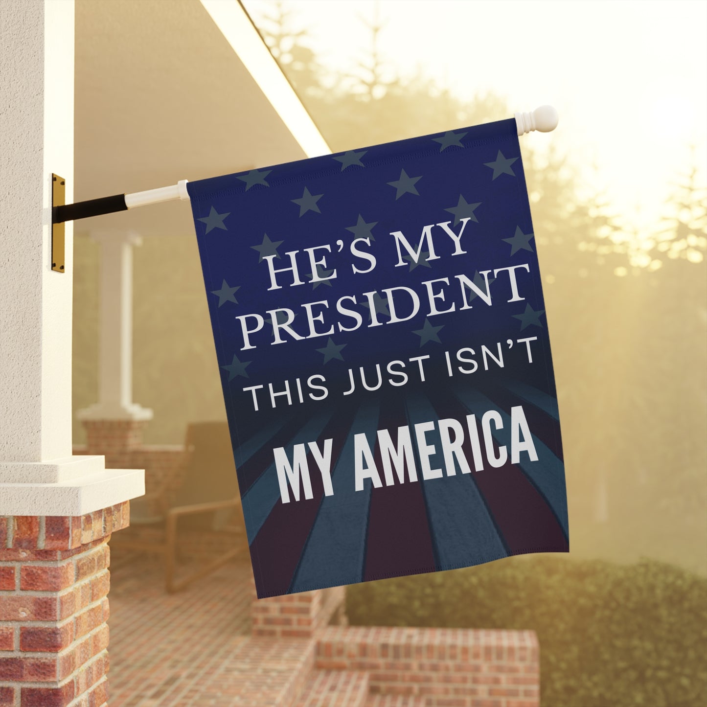 Anti Trump Flag, My President Not My America Flag