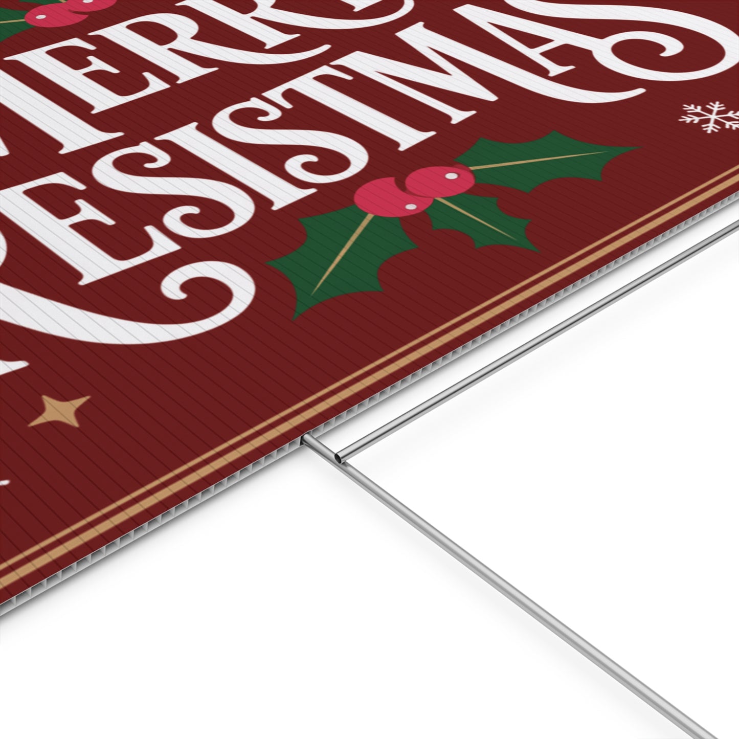 Merry Resistmas Yard Sign, Funny Political Yard Sign, Funny Political Christmas Yard Sign, Democracy Holiday Yard Sign with H Stake