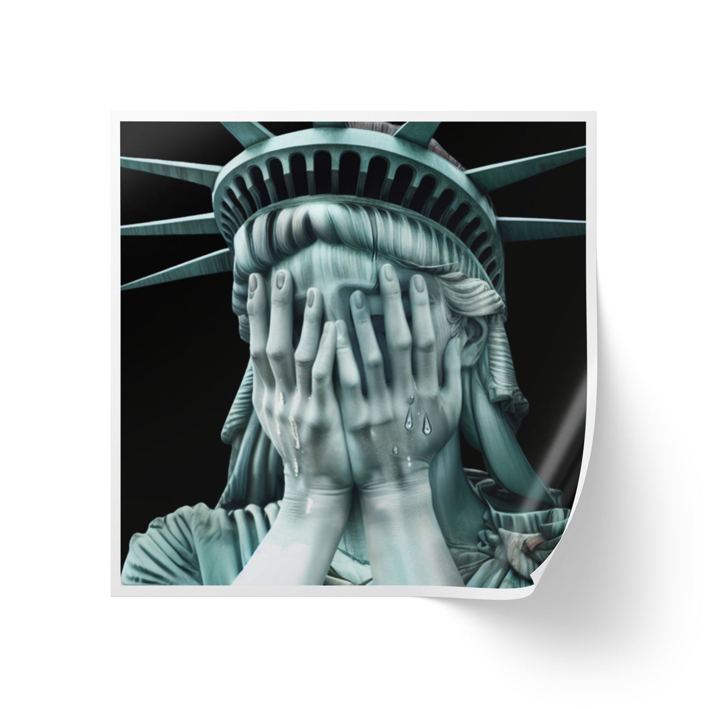 Wholesale Political Sticker Rolls – 2″×2″ Vinyl, Waterproof, High Turnover & Profit Margin
