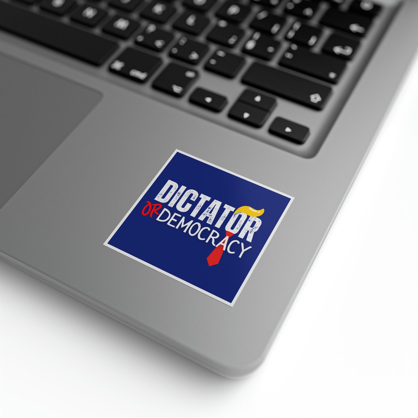 Dictator or Democracy Sticker Rolls, 50, 100 or 250, Free Shipping, Democracy Sign, Vote Sticker, Democrat Sticker, Anti Trump Sticker