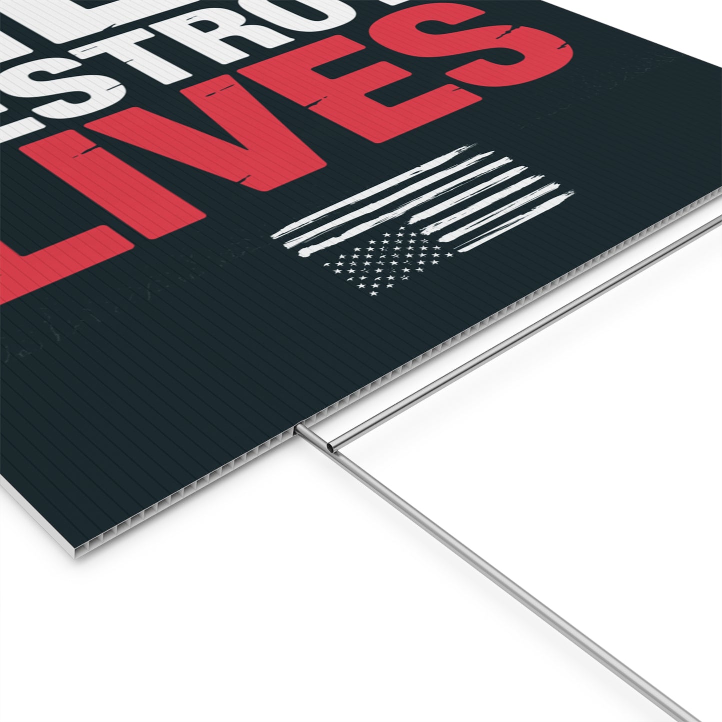 Anti Trump Yard Sign | Protest Sign | Anti Trump Sign | Political Yard Sign - Print on Both Sides - 18" x 24"