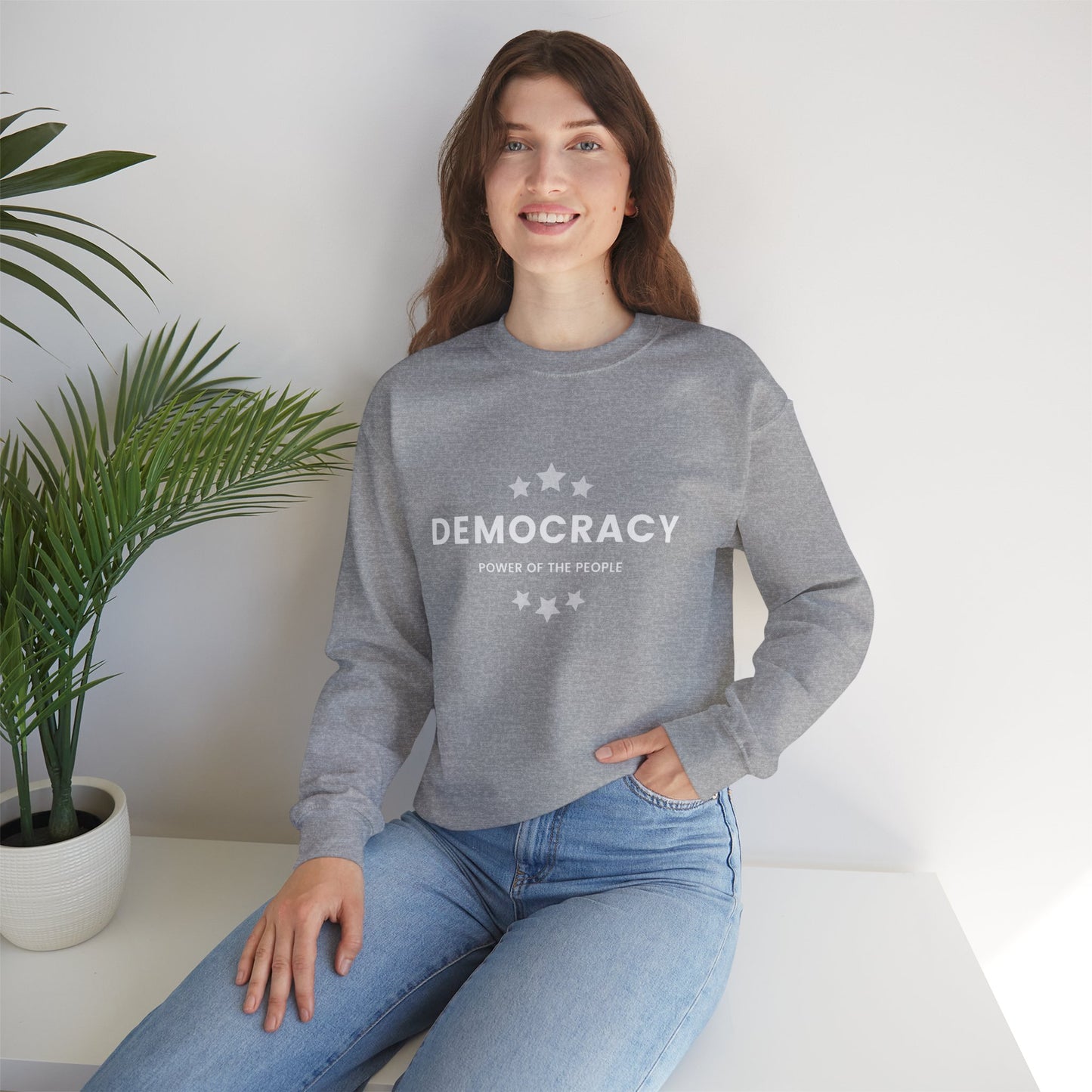 Democracy Sweatshirt, Power of the People, Multiple Colors