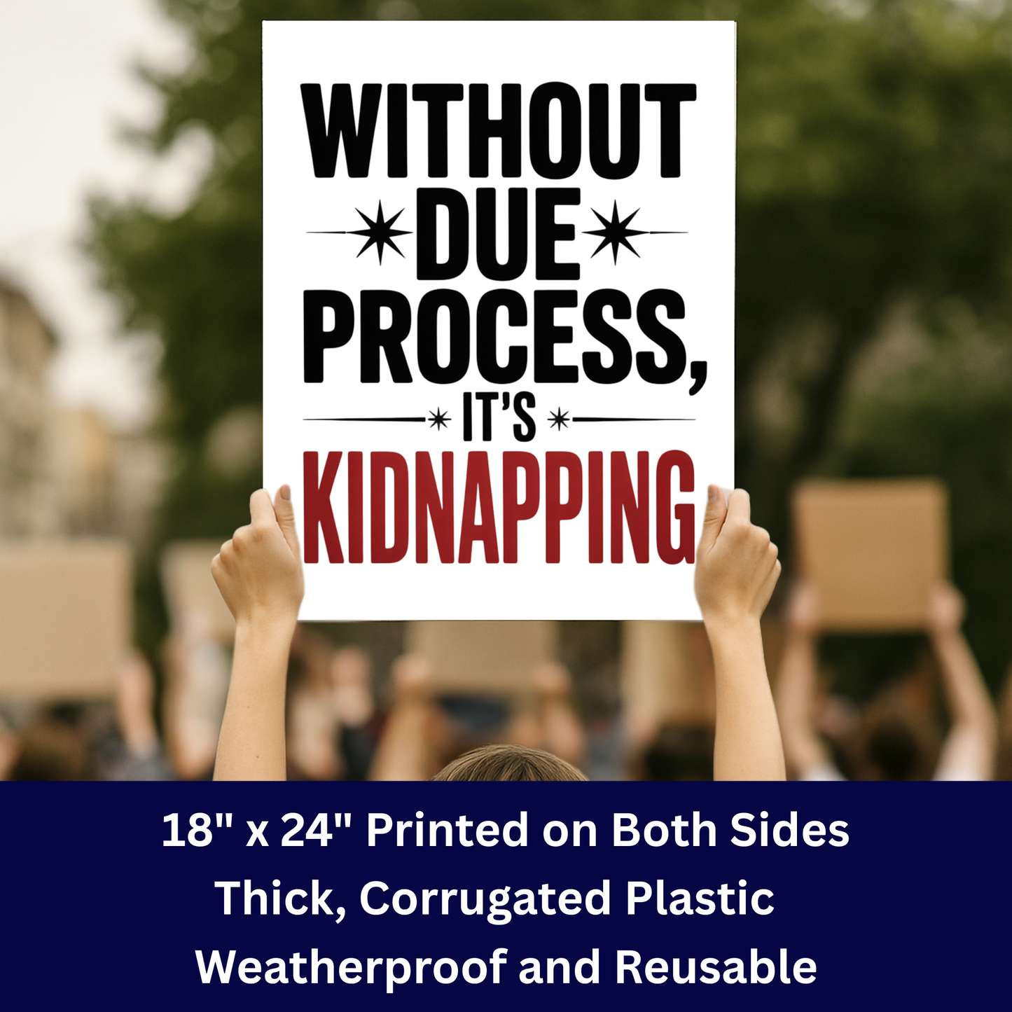 ICE Protest Signs – Wholesale Sign Packs - 18″× 24″ - High Profit Margin