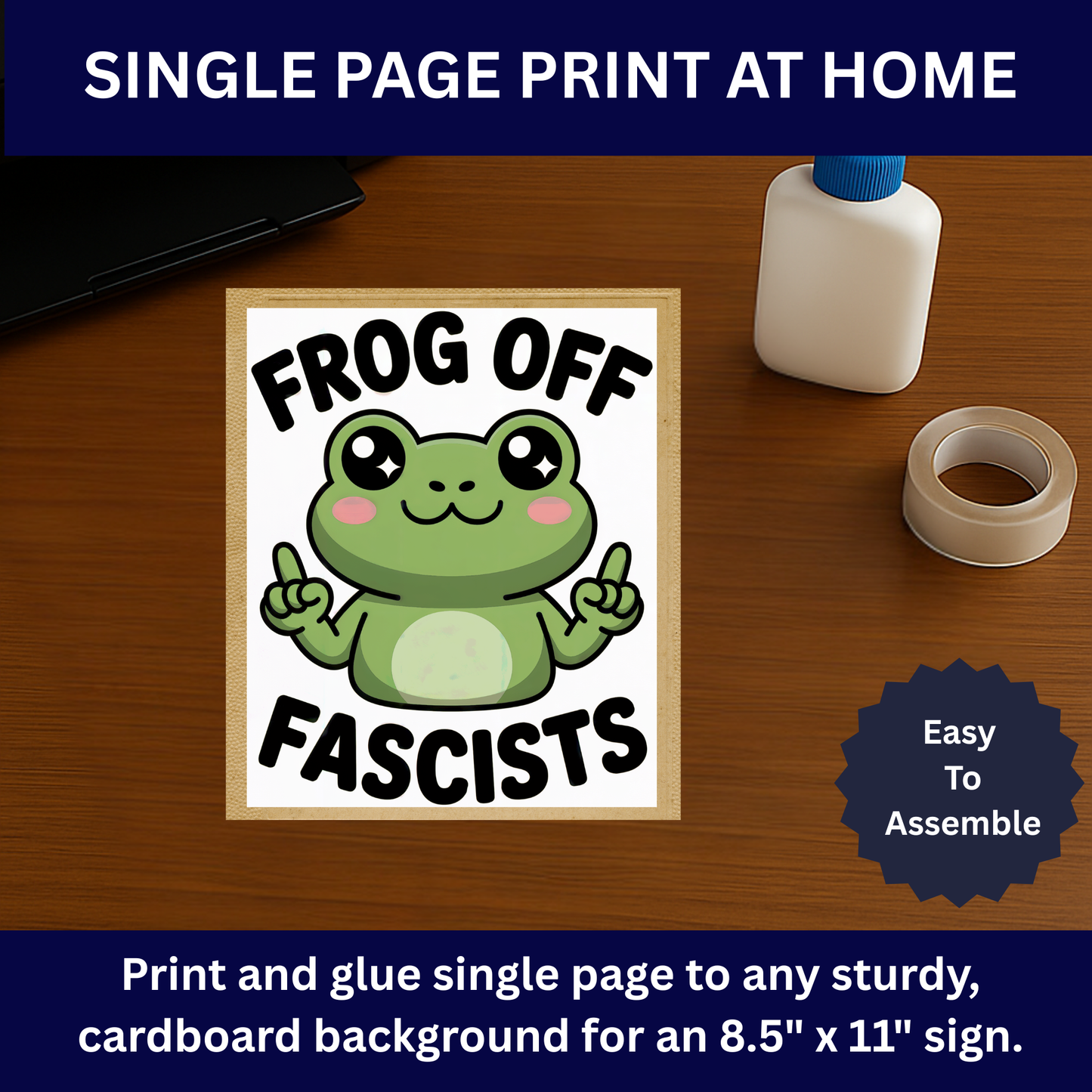 Portland Protest Signs, Printable Protest Sign Kit, All 3 Designs Included