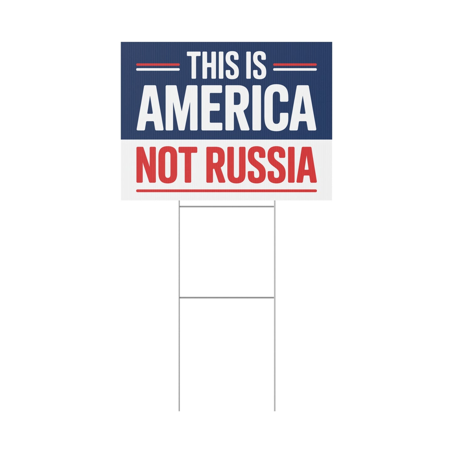 This is America Not Russia Yard Sign, Trump Takeover Signs, Free DC Sign, Hands Off Signs, Anti Trump Yard Signs, Resistance Yard Signs