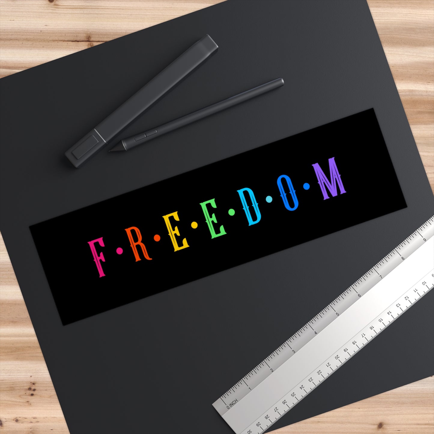 Freedom Bumper Sticker, Freedom is Equality, Equality Bumper Sticker