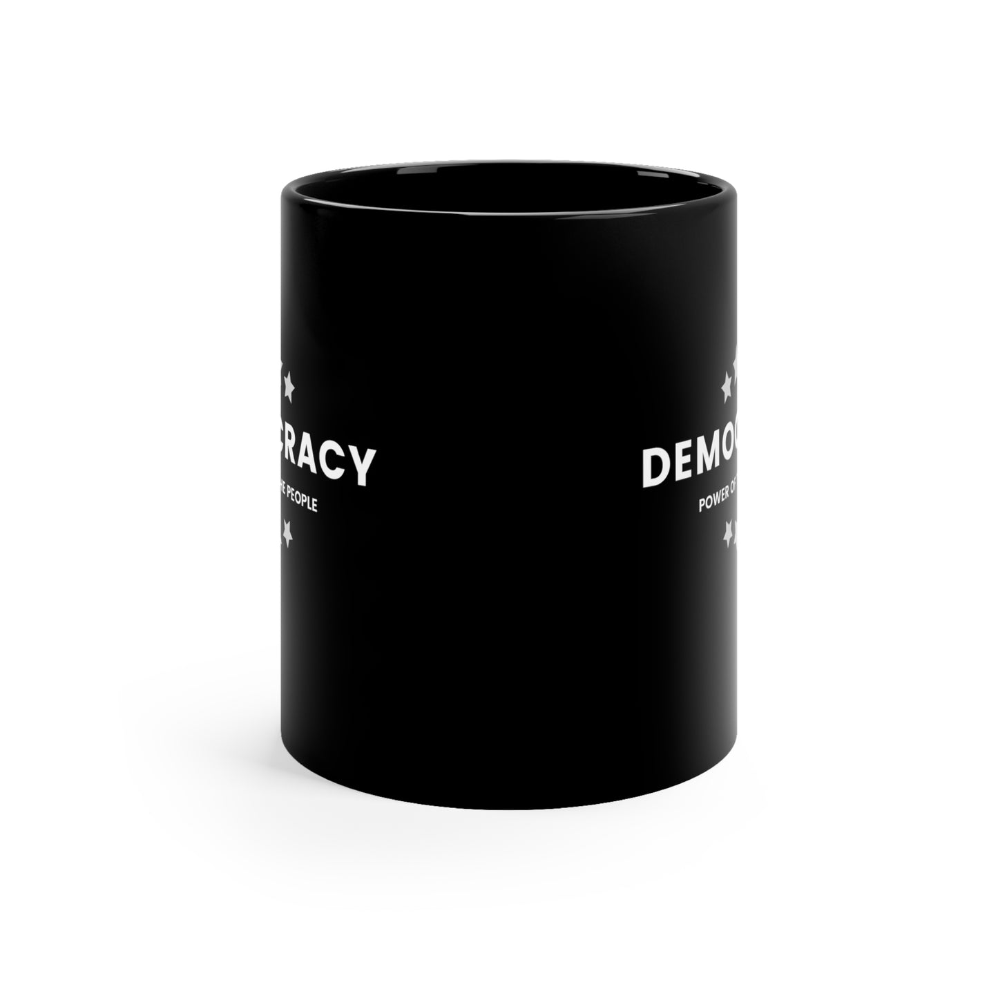 Democracy Mug, 11oz, Ceramic, Power of the People, Democrat Mug