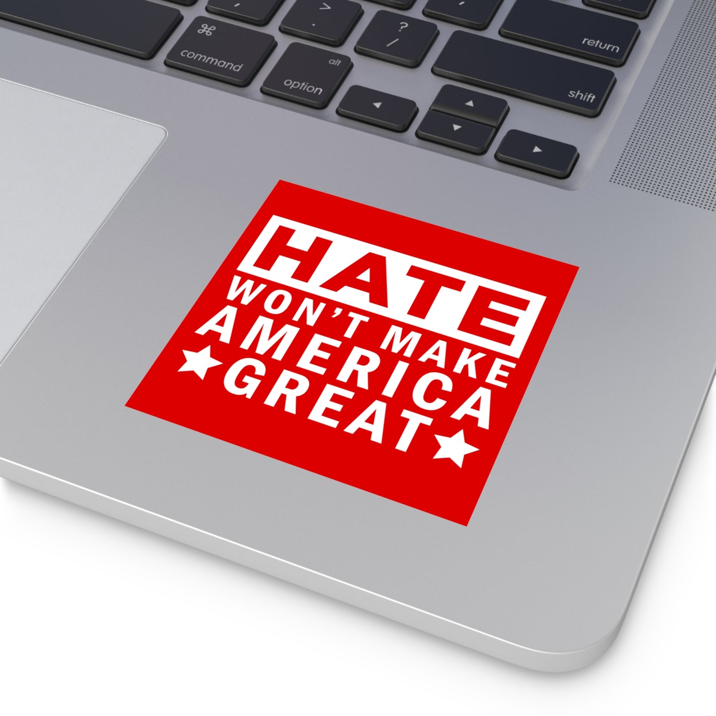 no hate laptop sticker 2