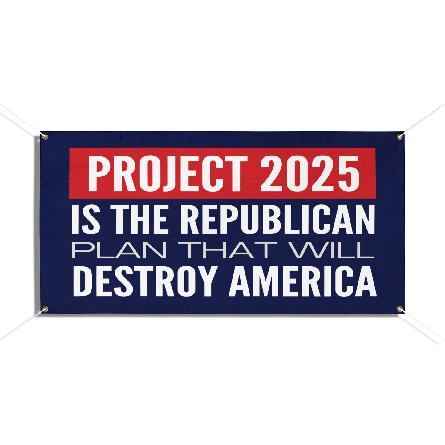 Project 2025 Education, Vinyl Indoor/Outdoor Banner,  Vote Banner, Election Banner