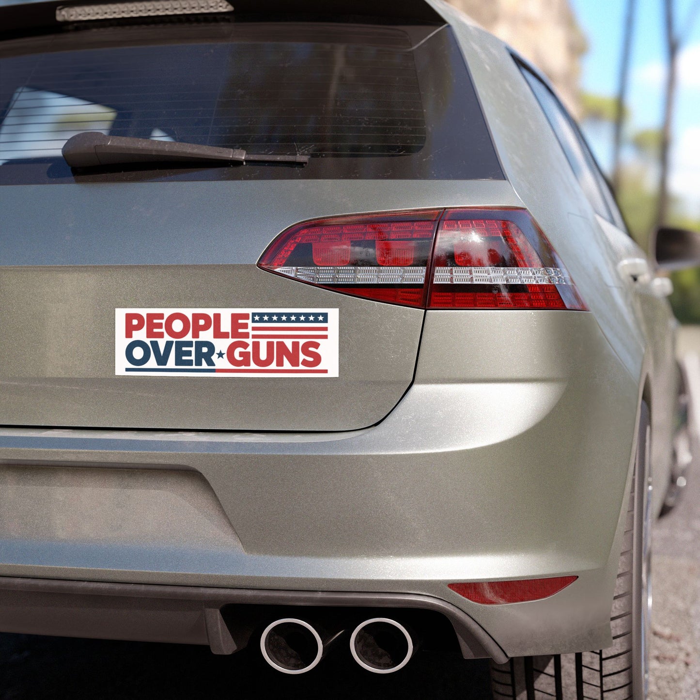 People Over Guns Magnet, Gun Laws Bumper Magnet, Gun Safety Bumper Magnet, Gun Reform Bumper Magnet, Free Shipping