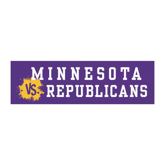 Minnesota vs Republicans Car Magnet Purple