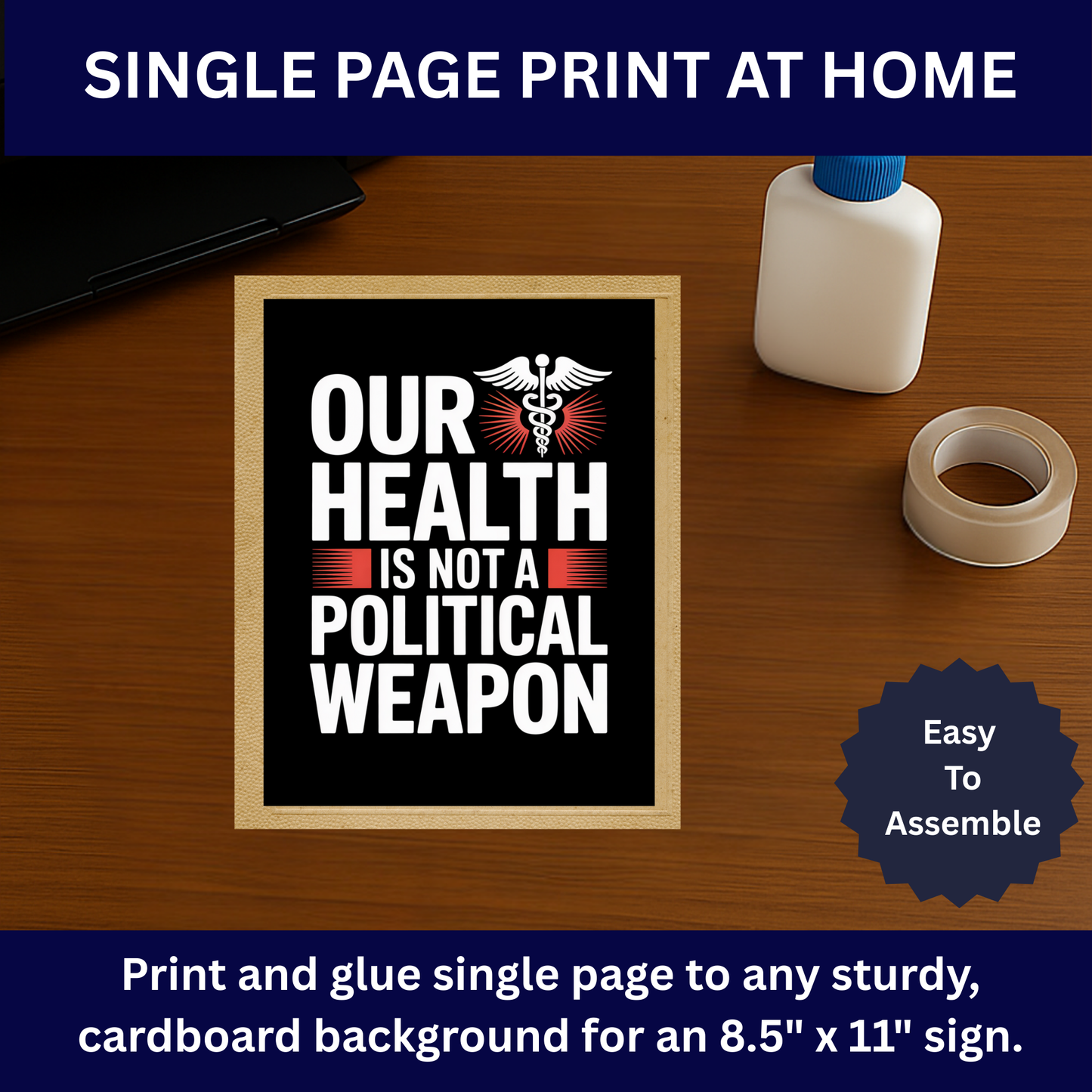 CDC Protest Signs, DC Protest Signs, 3 Signs Included, High Res Printable Protest Signs, Anti Trump Protest Signs