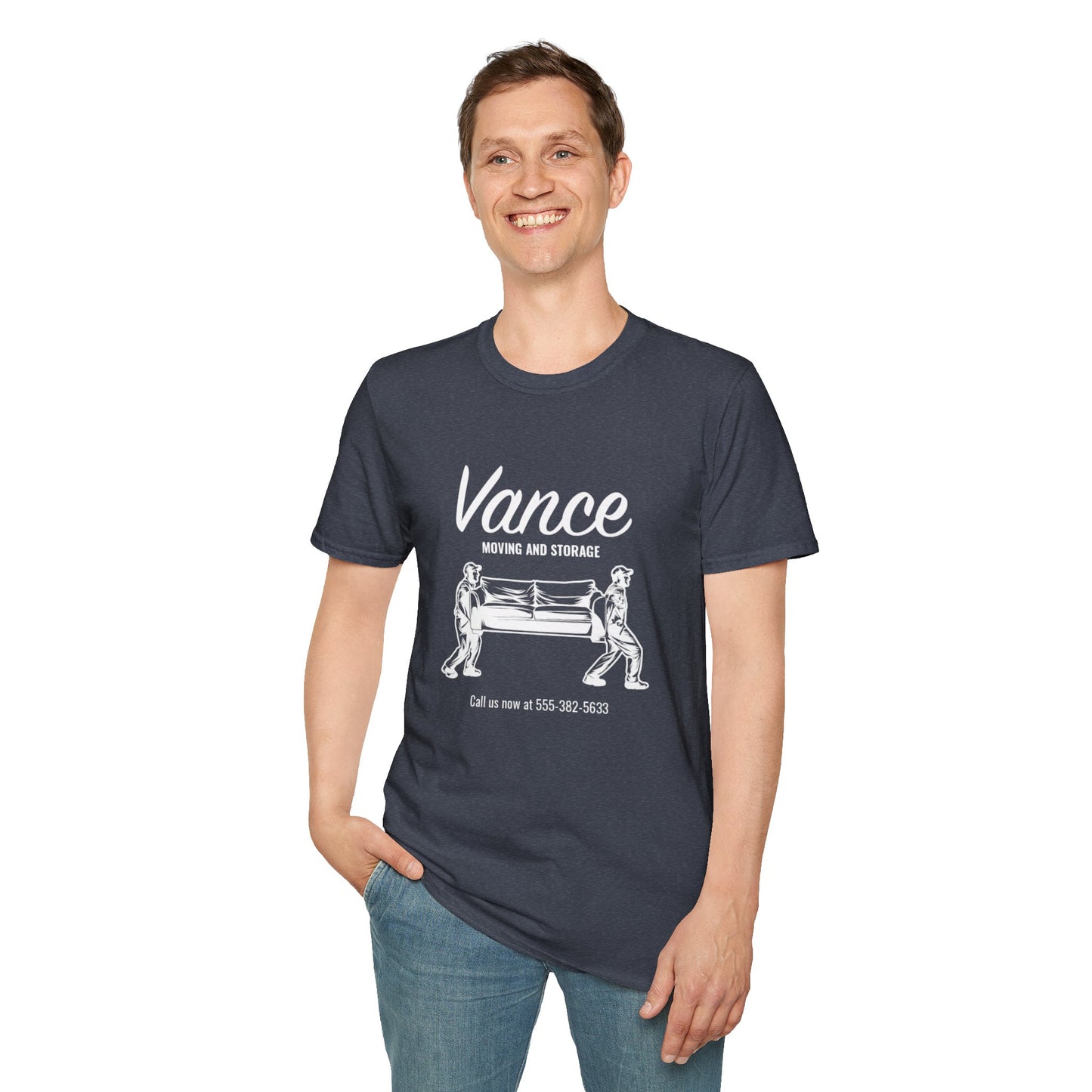 JD Vance Couch Shirt Soft, Unisex Style, Multiple Colors, Front and Back Print