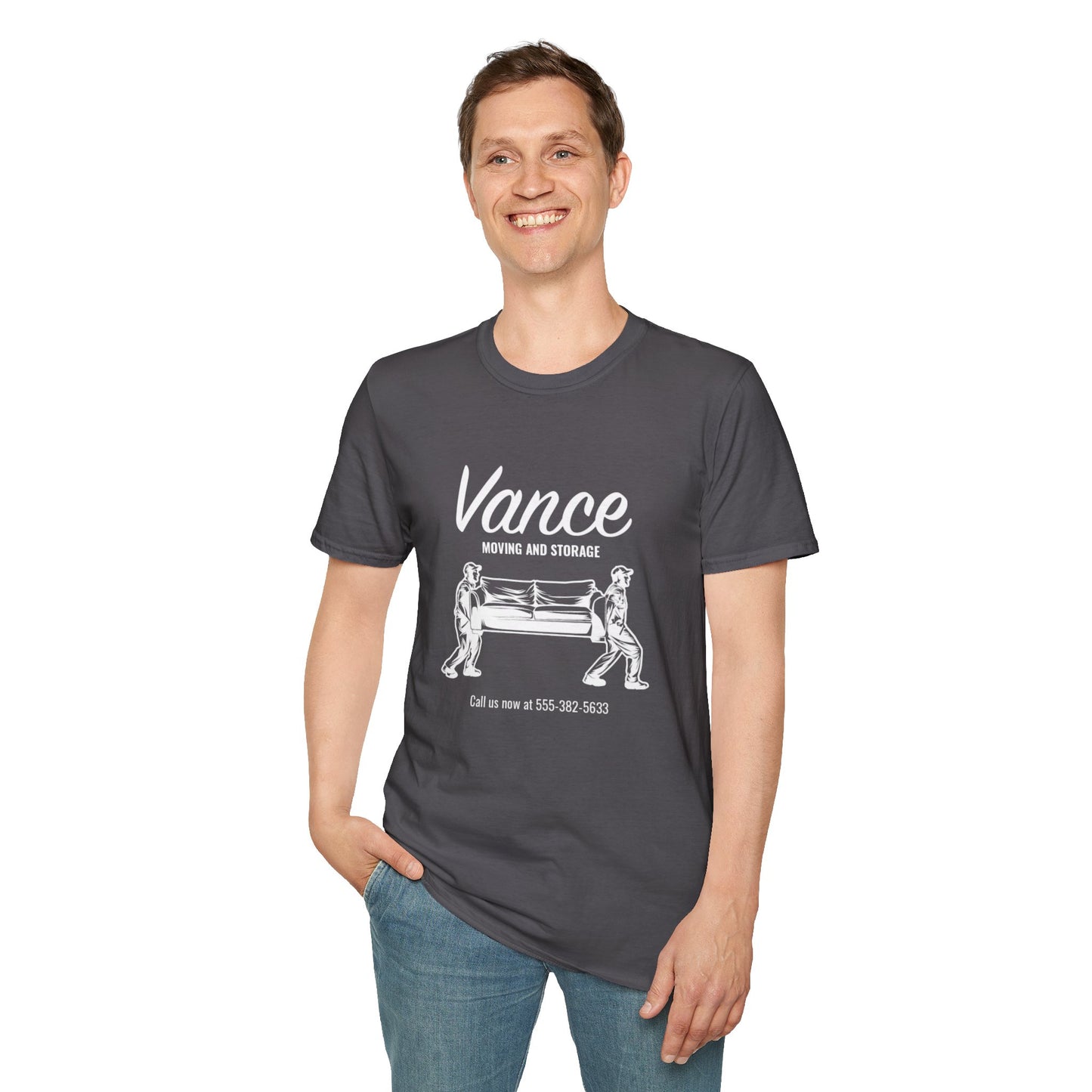 JD Vance Couch Shirt Soft, Unisex Style, Multiple Colors, Front and Back Print