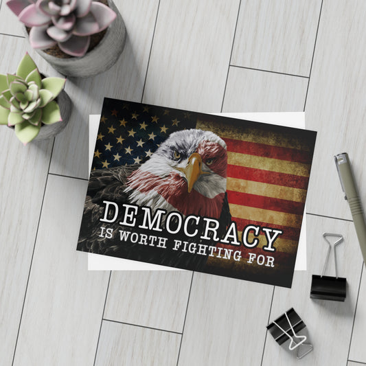 Political Notecards, Political Postcards w/Envelopes, 10, 30 or 50 Packs, 5" x 7", Vote Postcards, Social Justice Postcards, Resistance Postcards