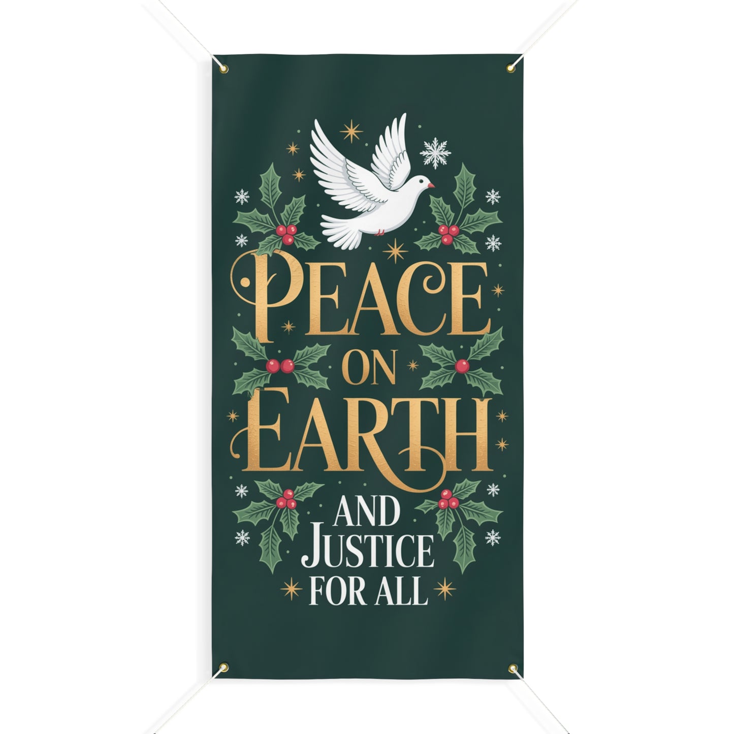 Peace on Earth Christmas Door Sign, Christmas Door Decor, Holiday Door Sign, Holiday Door Decor