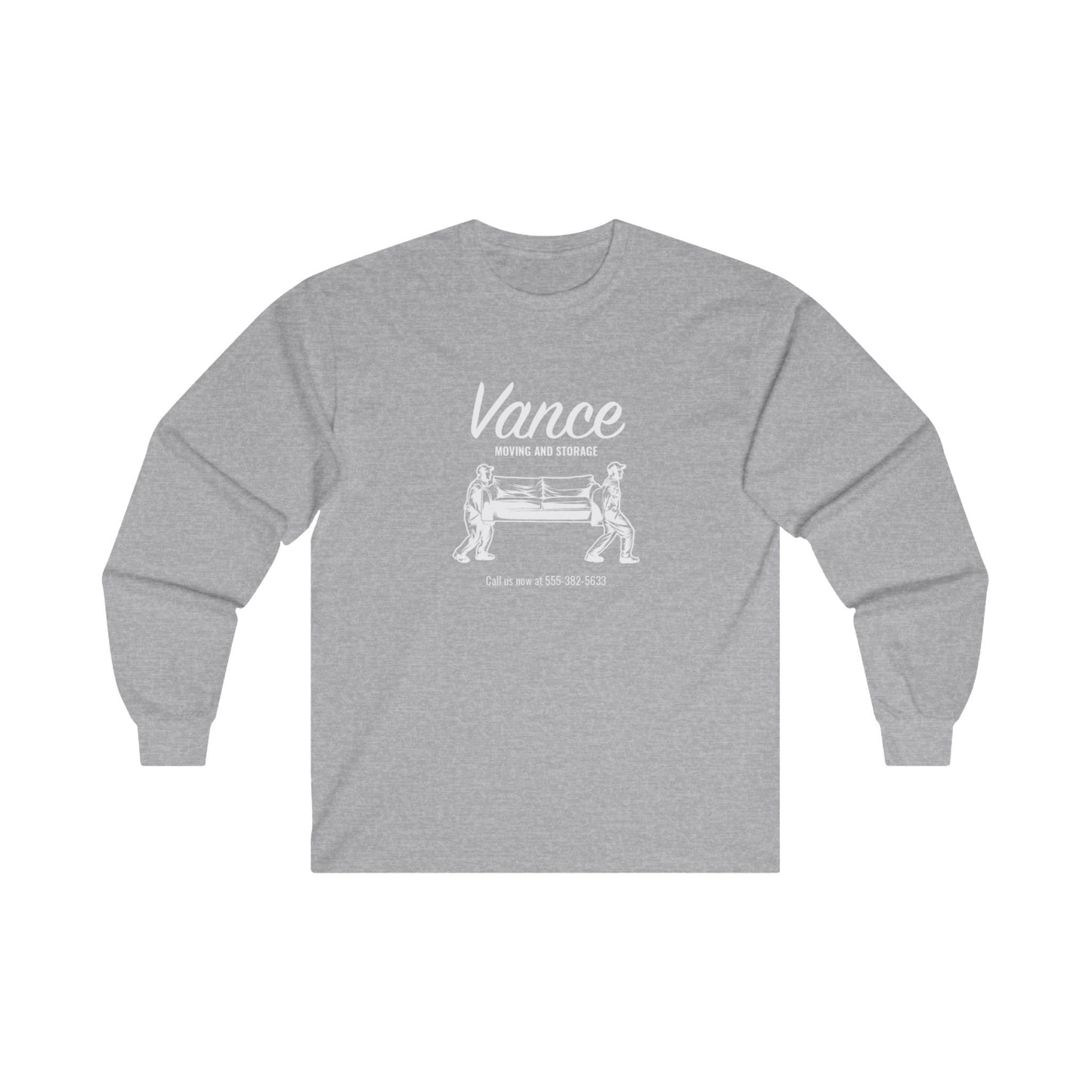 JD Vance Couch Tshirt, Unisex Ultra Cotton, Long Sleeve, Front and Back Print, Multiple Colors