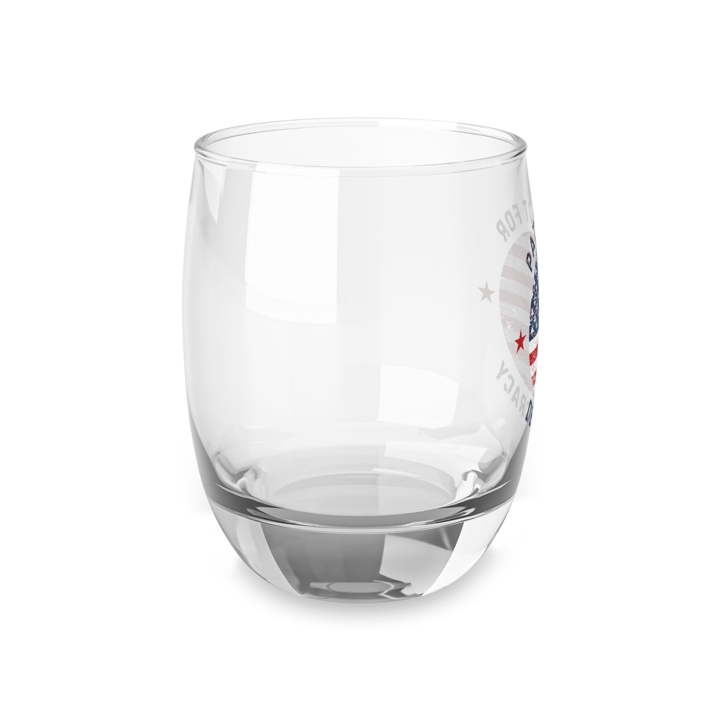 Election Day Drinking Glass, Patriot for Democracy, Whiskey Glass