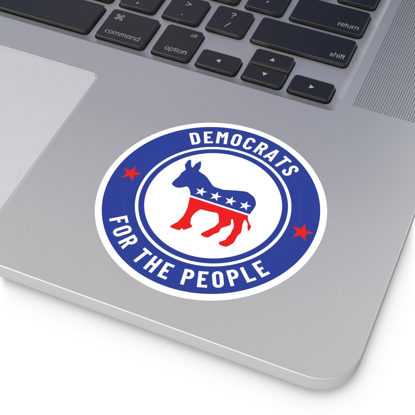 Democratic Party Sticker, Car Sticker, Laptop Sticker, Multiple Sizes, Free Shipping - ORIGINAL ARTWORK DESIGNER - Democracy Signs