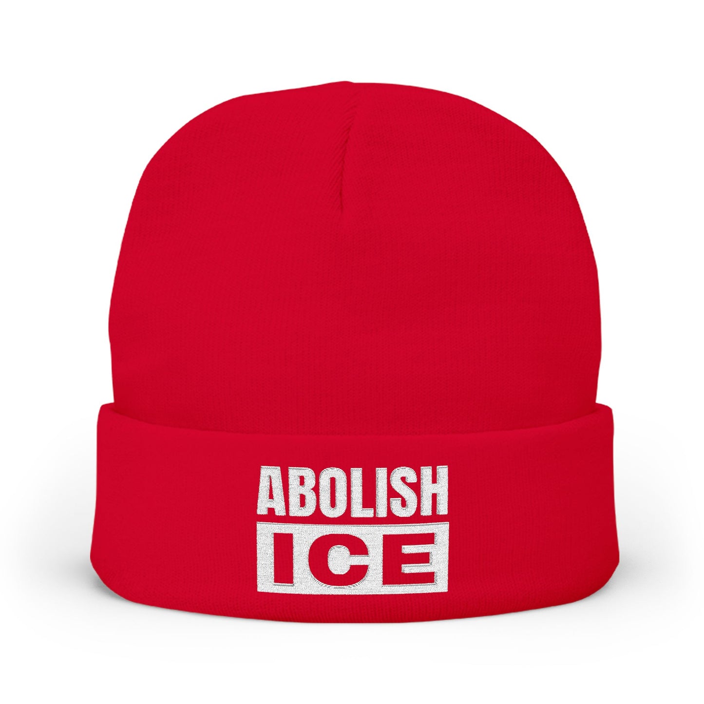 Abolish ICE Hat | Embroidered Knit Beanie | Anti ICE Hat | Abolish ICE Beanie | Multiple Colors