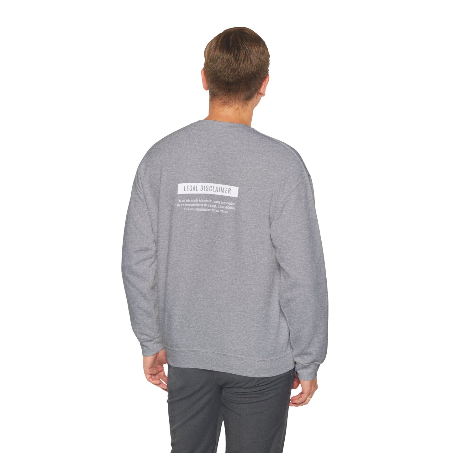 JD Vance Couch Sweatshirt, Unisex, Crewneck, Front and Back Print, Multiple Colors,