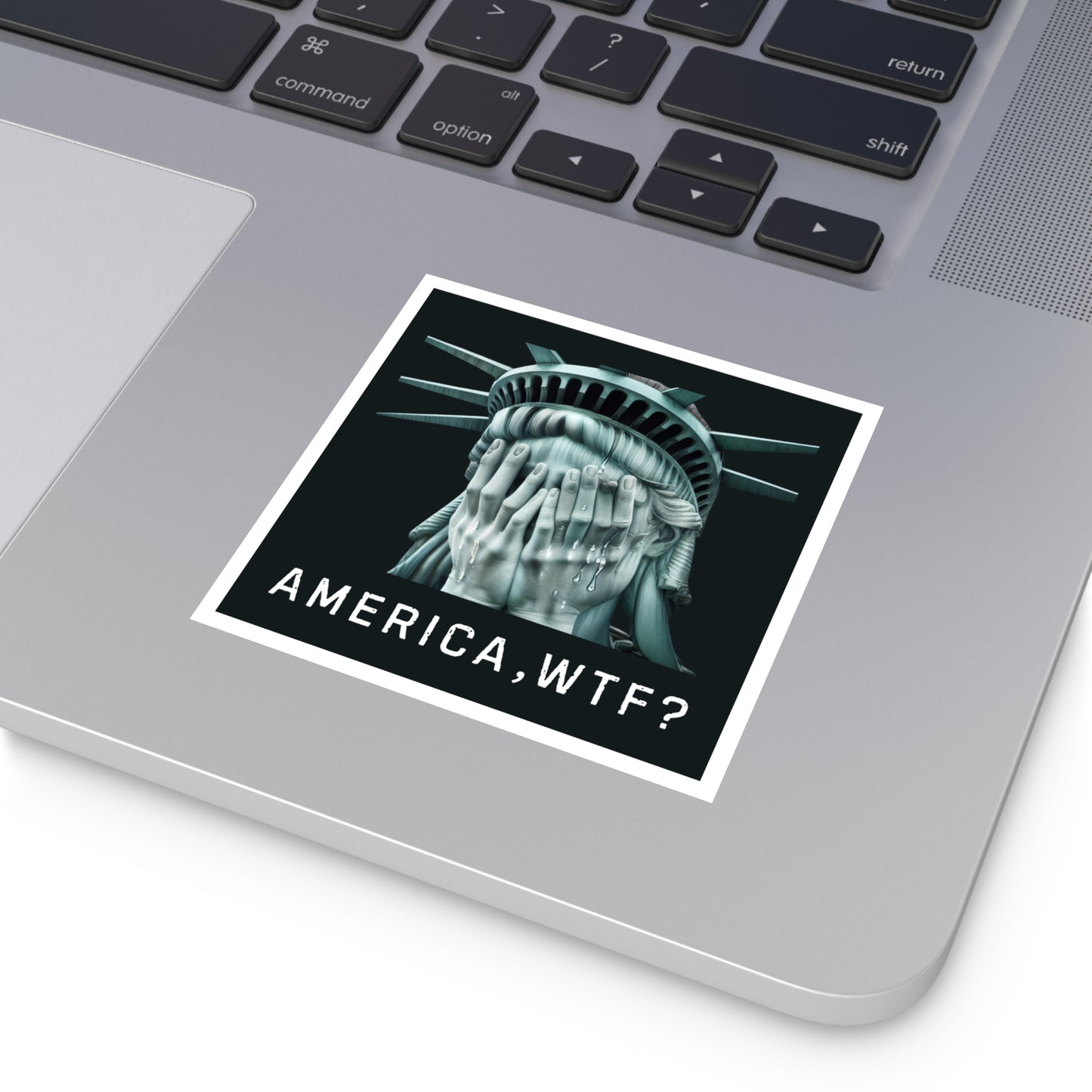 Anti Trump Sticker, America WTF Sticker