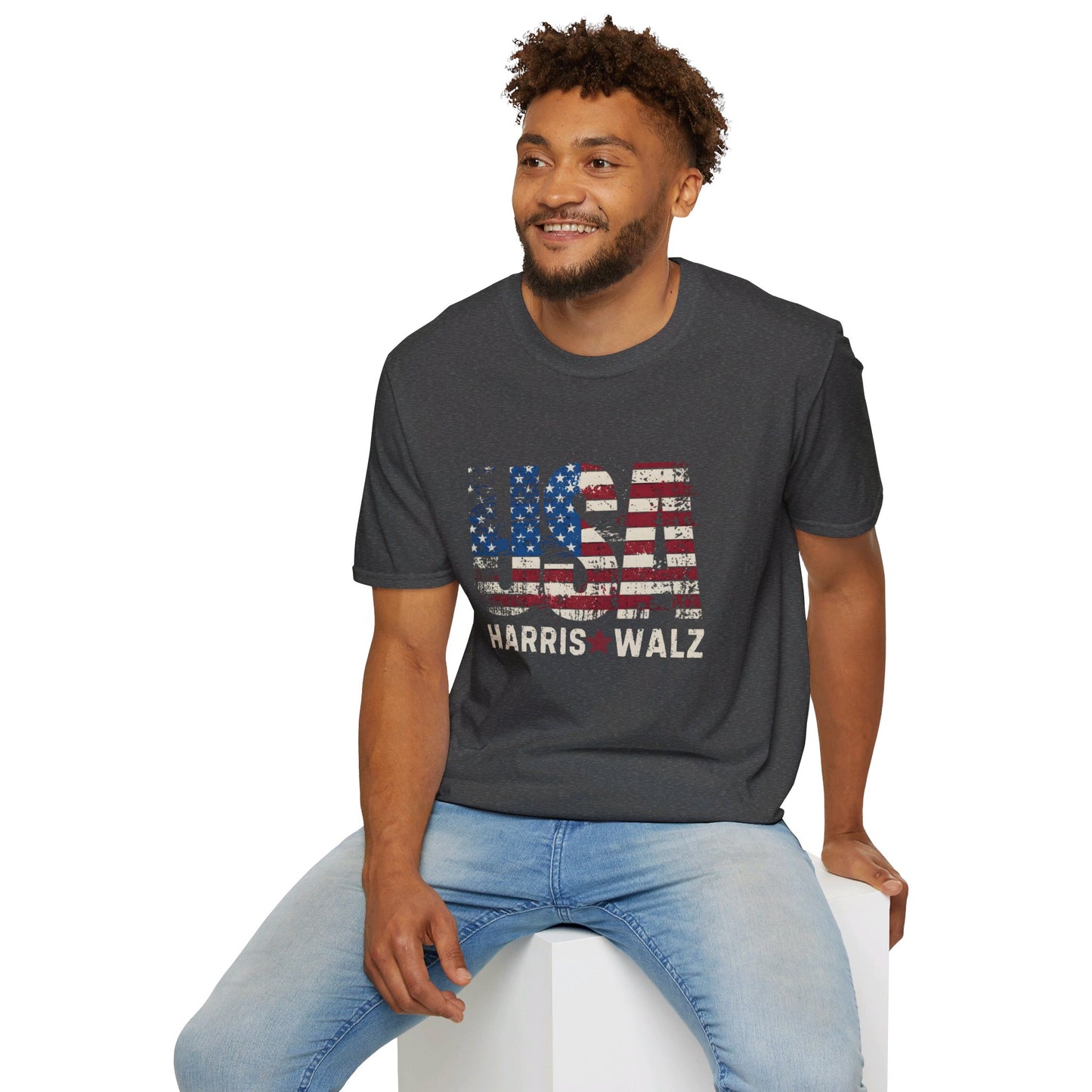 Harris Walz USA Tshirt - Soft, Unisex Style, Multiple Colors, Free Shipping