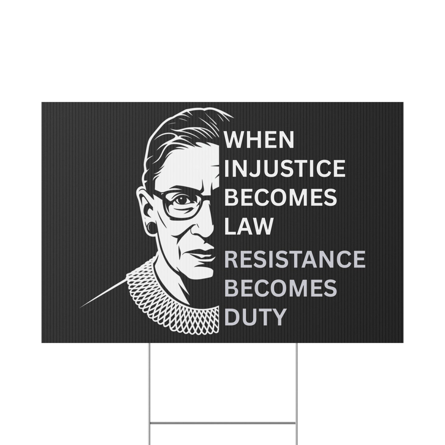 Supreme Court Yard Sign, Democracy Yard Sign, Anti Trump Yard Sign, Political Yard Sign, Print on Both Sides, Multiple Sizes