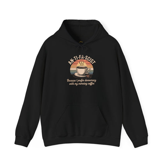 Funny Antifa Hoodie, Anti Fascist Hoodie, Anti Fascism Hoodie, Funny Anti Trump Hoodie, Funny Political Hoodie, Unisex Style, Free Shipping