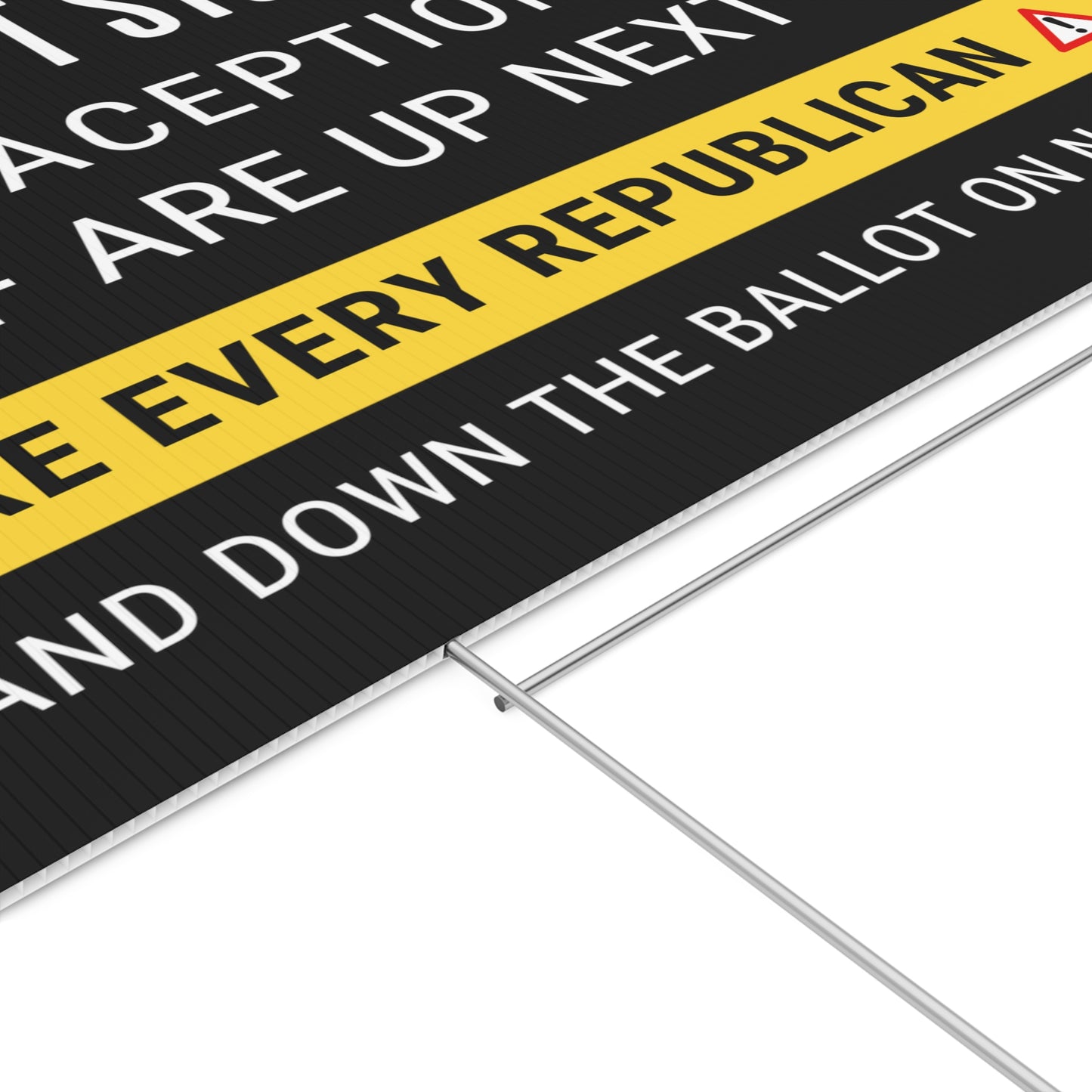 Fire Republicans, Women's Reproductive Rights Lawn Sign, 18 x 24, Mounting Stake Incl., Print on Both Sides, Democracy Signs