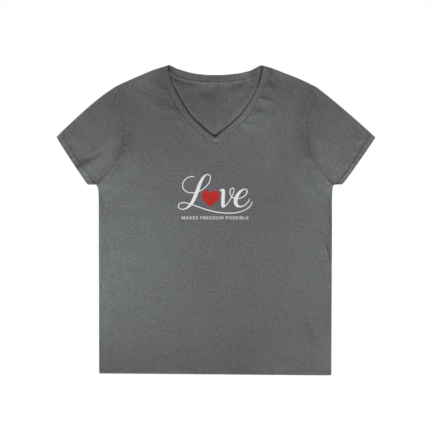 Love Makes Freedom Possible T-Shirt | Inspirational Civic Love Message | Unisex Style | Multiple Colors