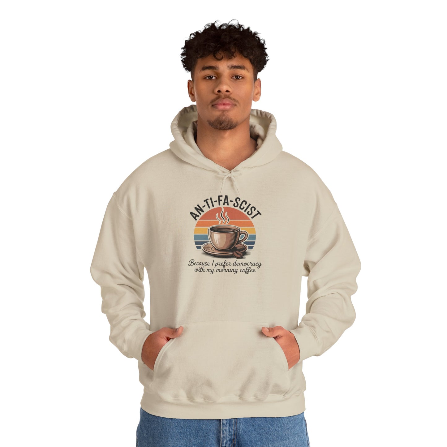 Funny Antifa Hoodie, Anti Fascist Hoodie, Anti Fascism Hoodie, Funny Anti Trump Hoodie, Funny Political Hoodie, Unisex Style, Free Shipping