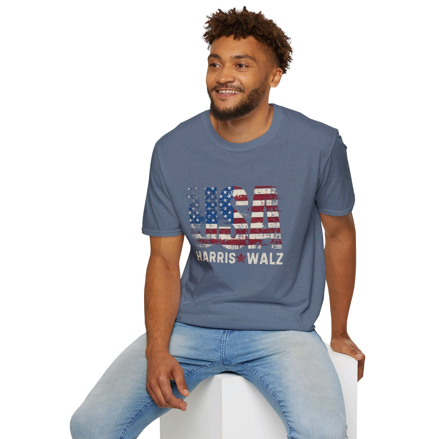 Harris Walz USA Tshirt - Soft, Unisex Style, Multiple Colors, Free Shipping