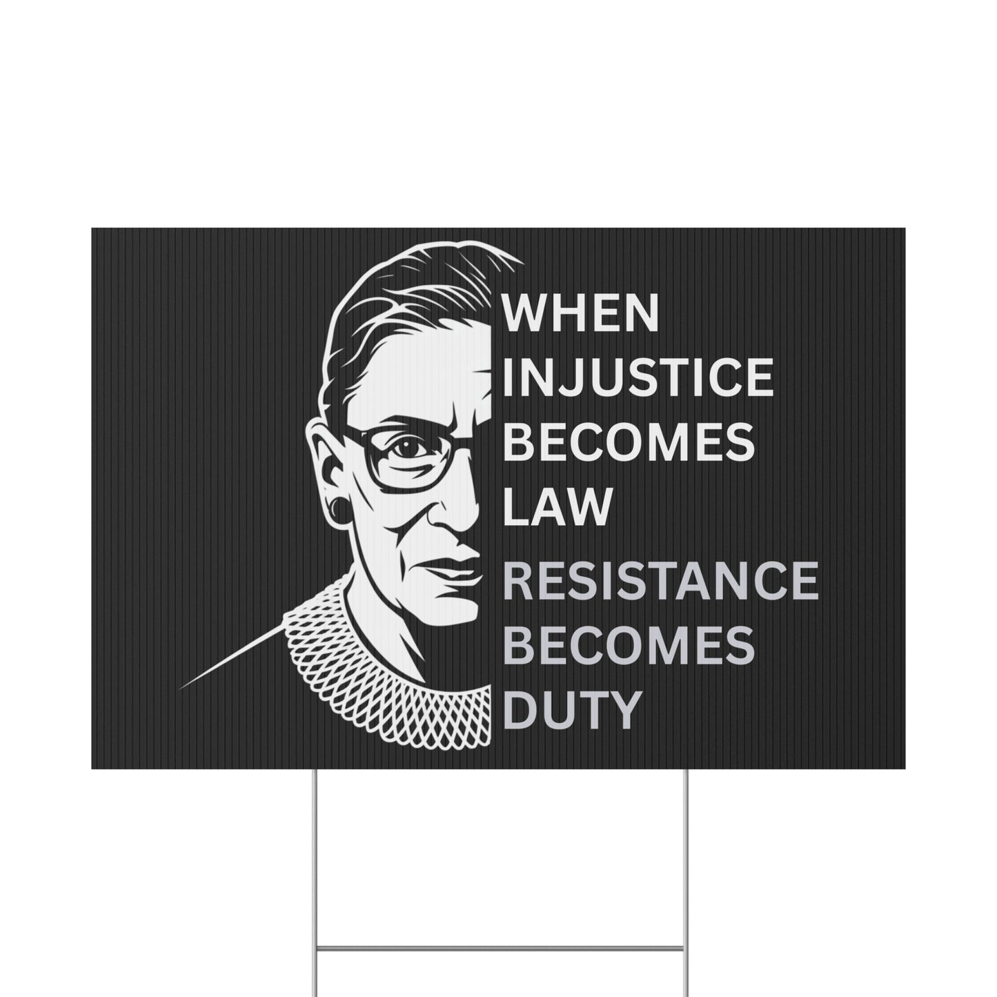 Supreme Court Yard Sign, Democracy Yard Sign, Anti Trump Yard Sign, Political Yard Sign, Print on Both Sides, Multiple Sizes