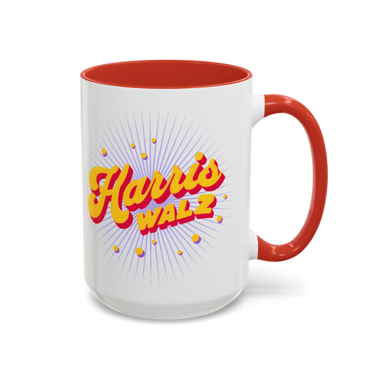 Harris Walz Mug, Kamala Harris Retro Mug, 11 or 15oz, Free Shipping