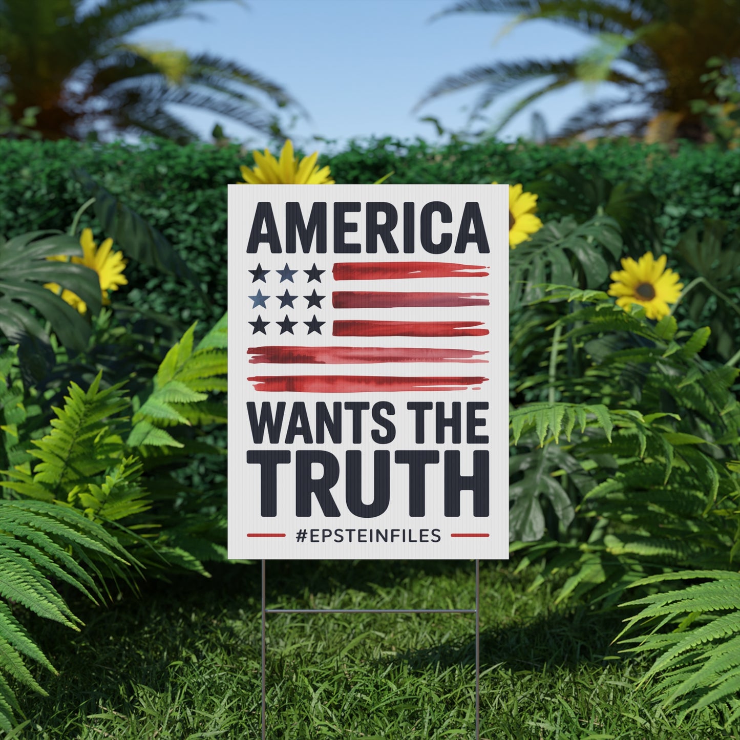 Epstein Files Yard Sign, Epstein Files Protest Sign, Protest Signs, Anti Trump Signs, Resistance Signs, Resist Yard Sign, Custom Yard Sign