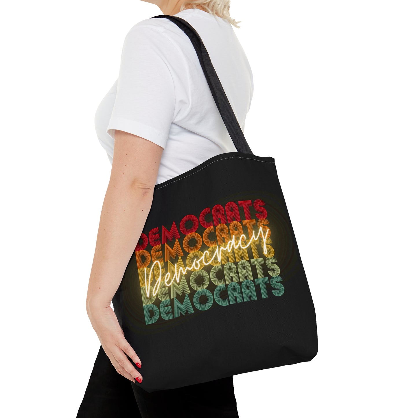 Democracy Tote Bag, Democrats Democracy, Multiple Sizes, Great Democrat Gift, Democracy Signs