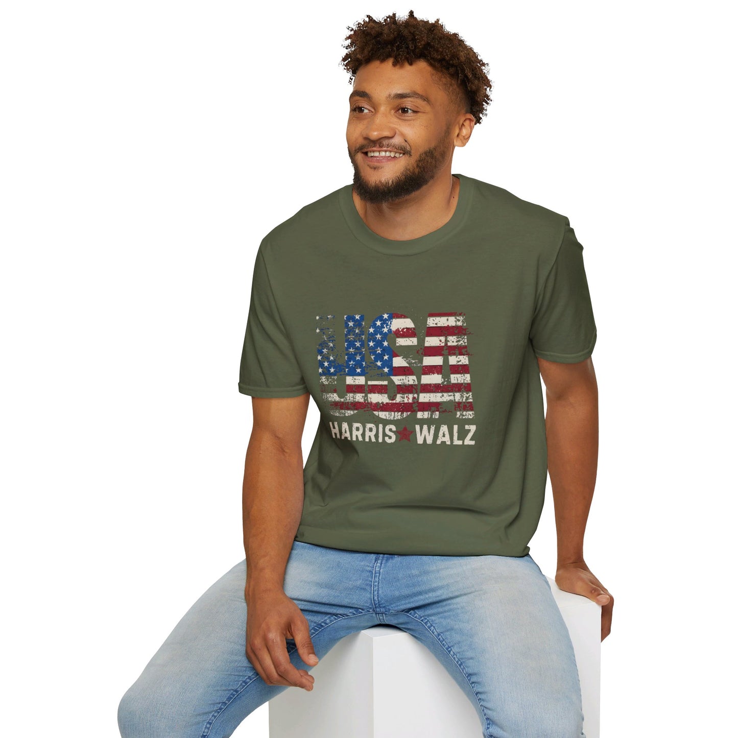 Harris Walz USA Tshirt - Soft, Unisex Style, Multiple Colors, Free Shipping