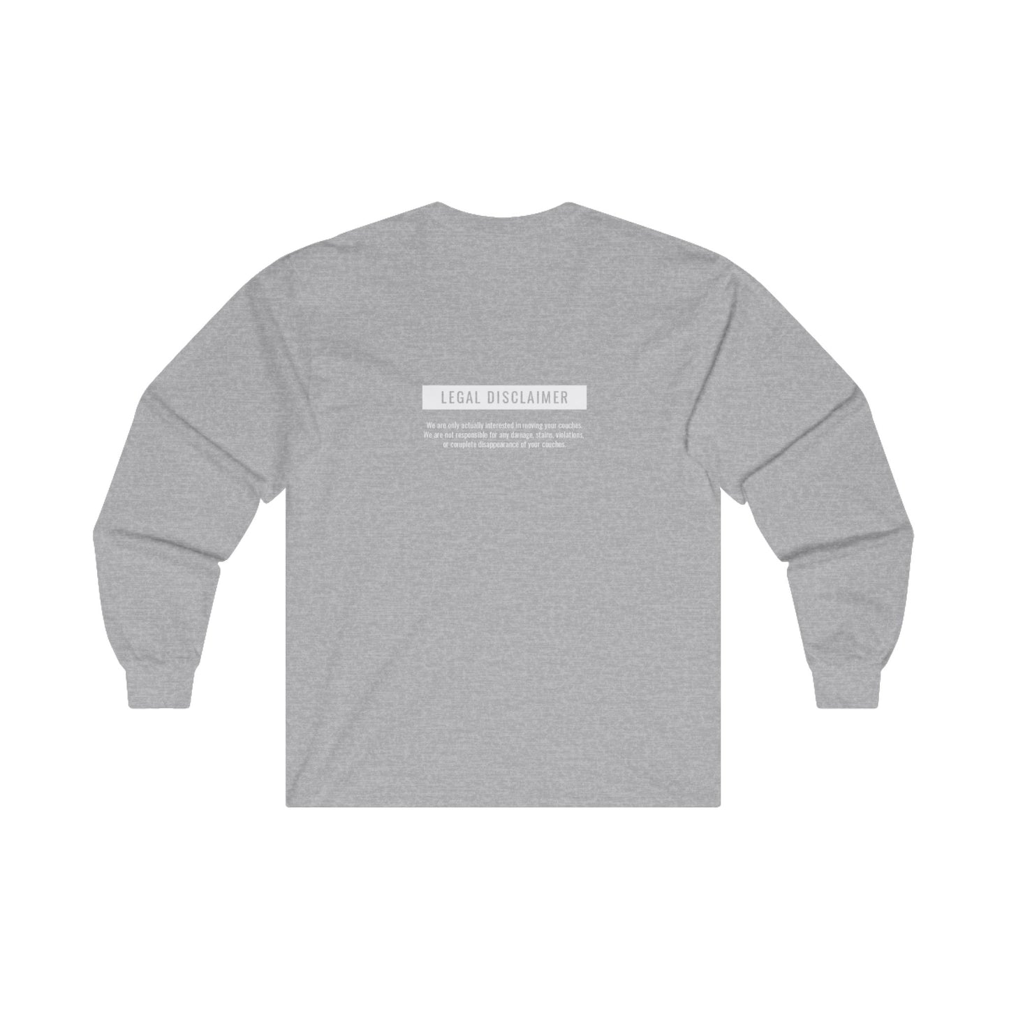 JD Vance Couch Tshirt, Unisex Ultra Cotton, Long Sleeve, Front and Back Print, Multiple Colors