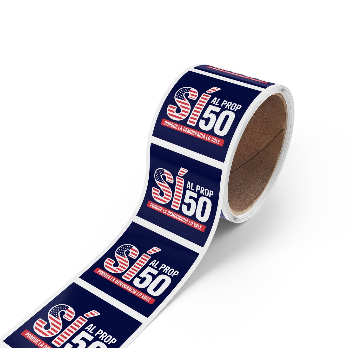 Bulk Square Sticker Rolls / Rollos de Calcomanías Cuadradas a Granel – 50, 100, 250 Pack – Free Shipping / Envío Gratis