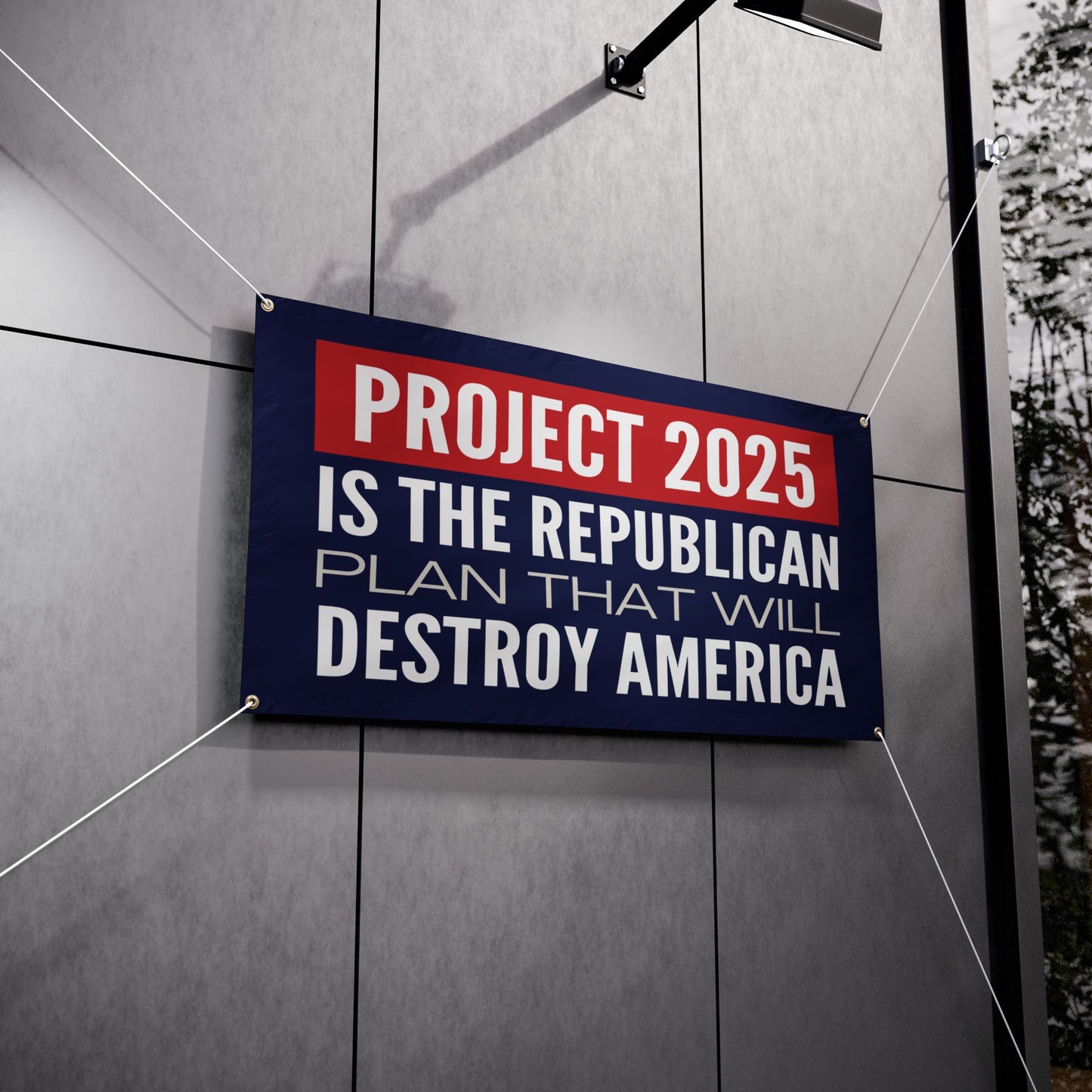 Project 2025 Education, Vinyl Indoor/Outdoor Banner,  Vote Banner, Election Banner