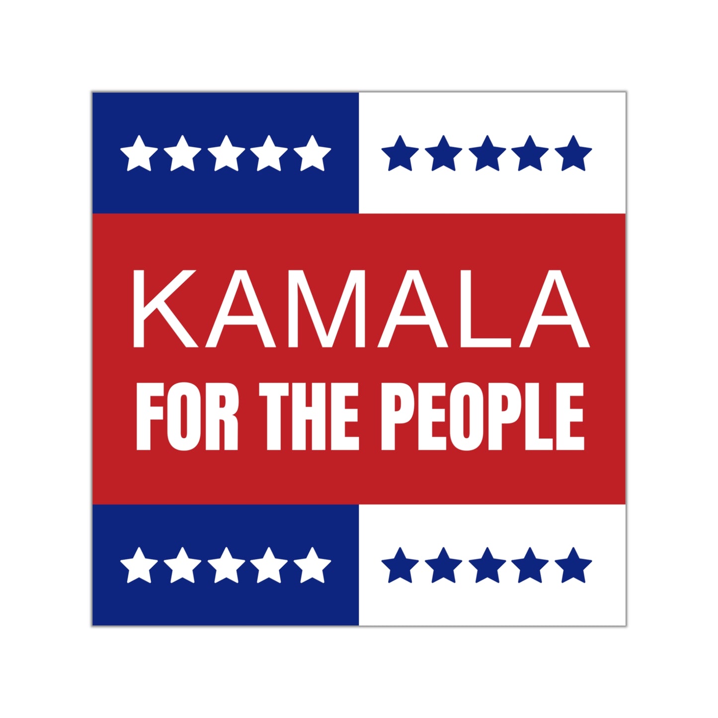 Kamala Harris Sticker, Kamala Sticker, Indoor/Outdoor Election Sticker