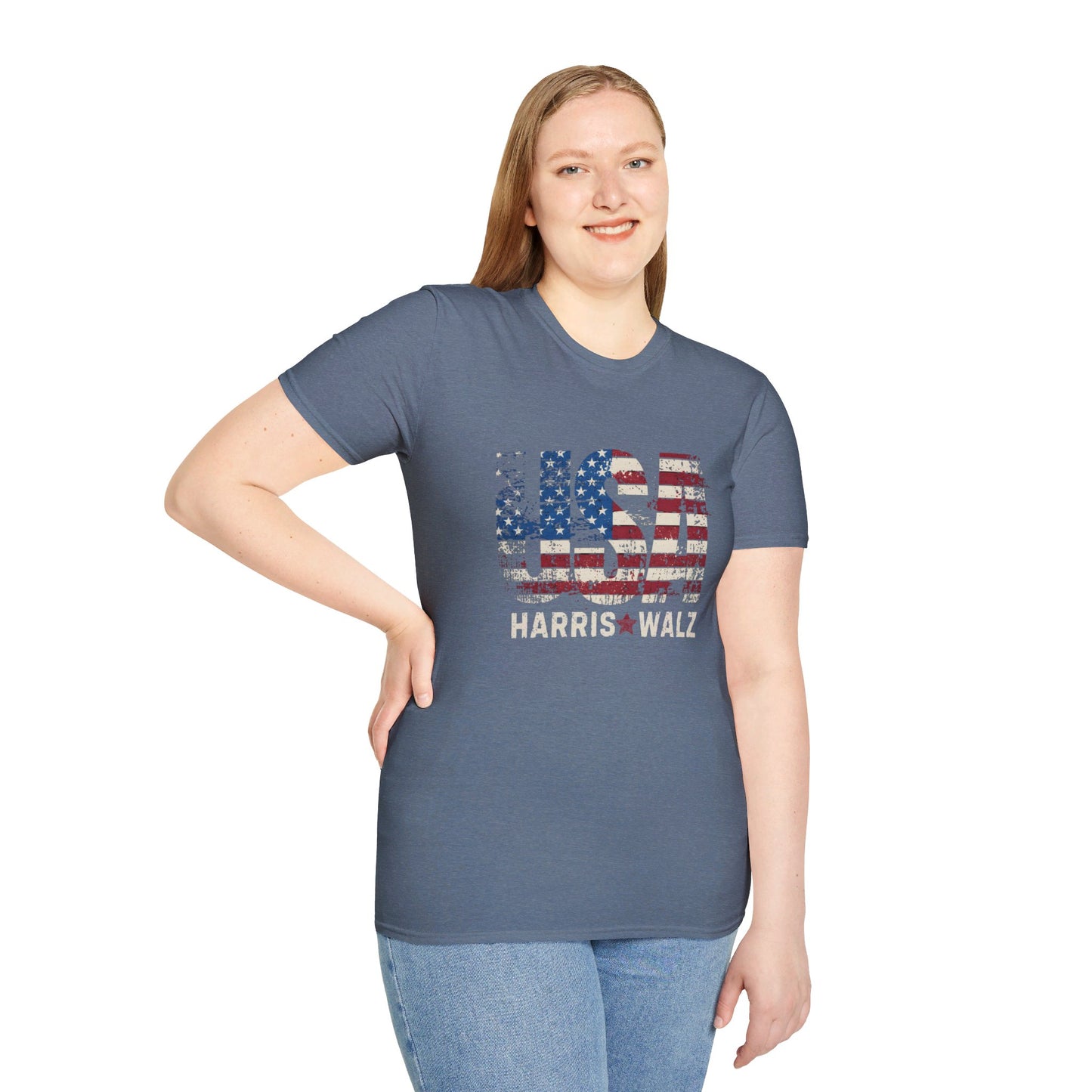 Harris Walz USA Tshirt - Soft, Unisex Style, Multiple Colors, Free Shipping