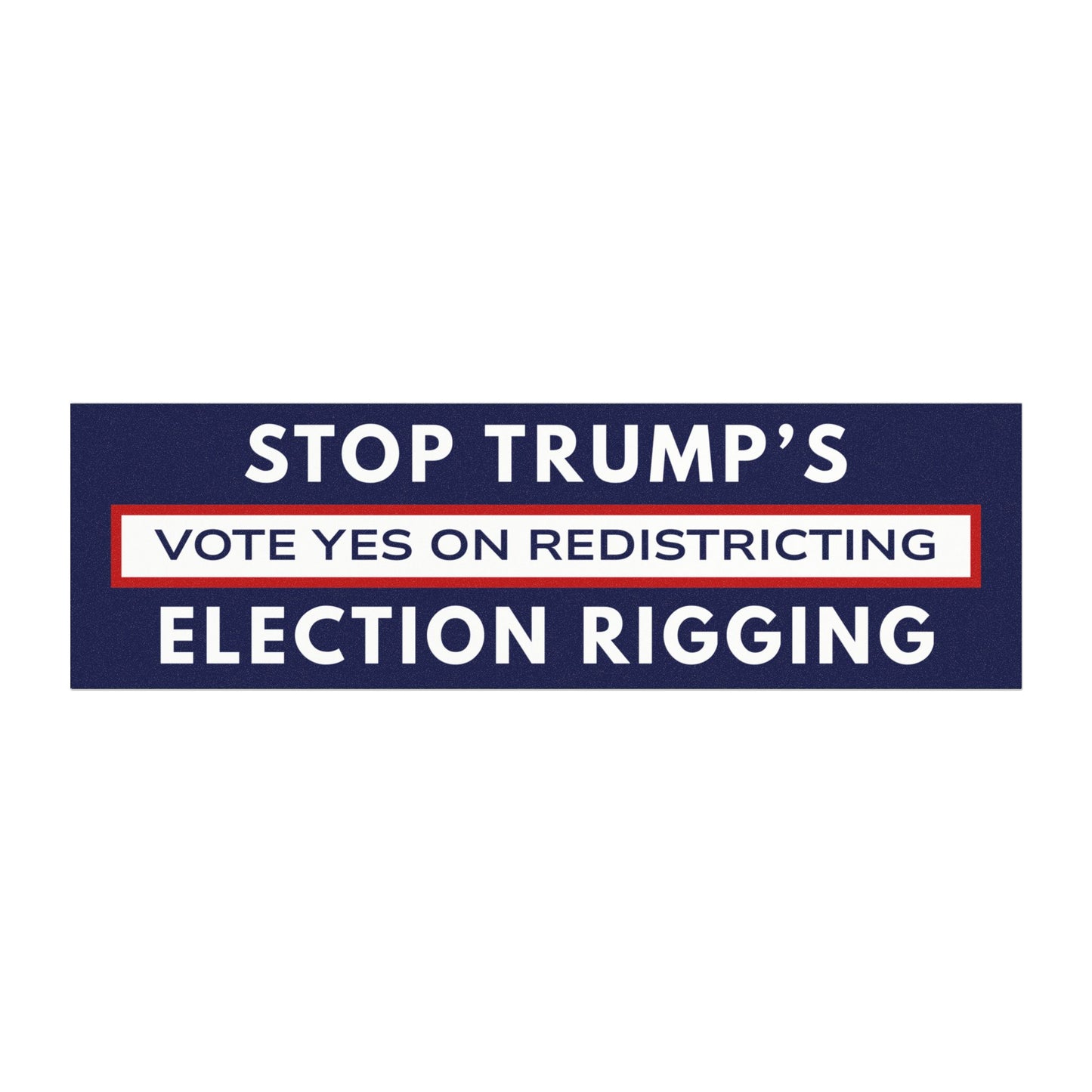 Vote Yes on Virginia Redistricting Bumper Magnet - Virginia Special Election Magnet