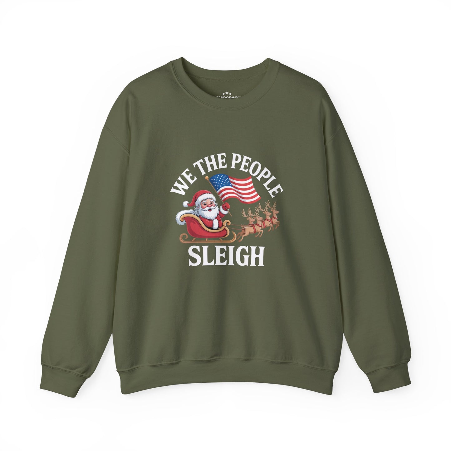 We the People Sleigh Sweatshirt, Merry Resistmas Sweatshirt, Holiday Sweatshirt, Christmas Sweatshirt, Unisex, Many Colors, Free Shipping
