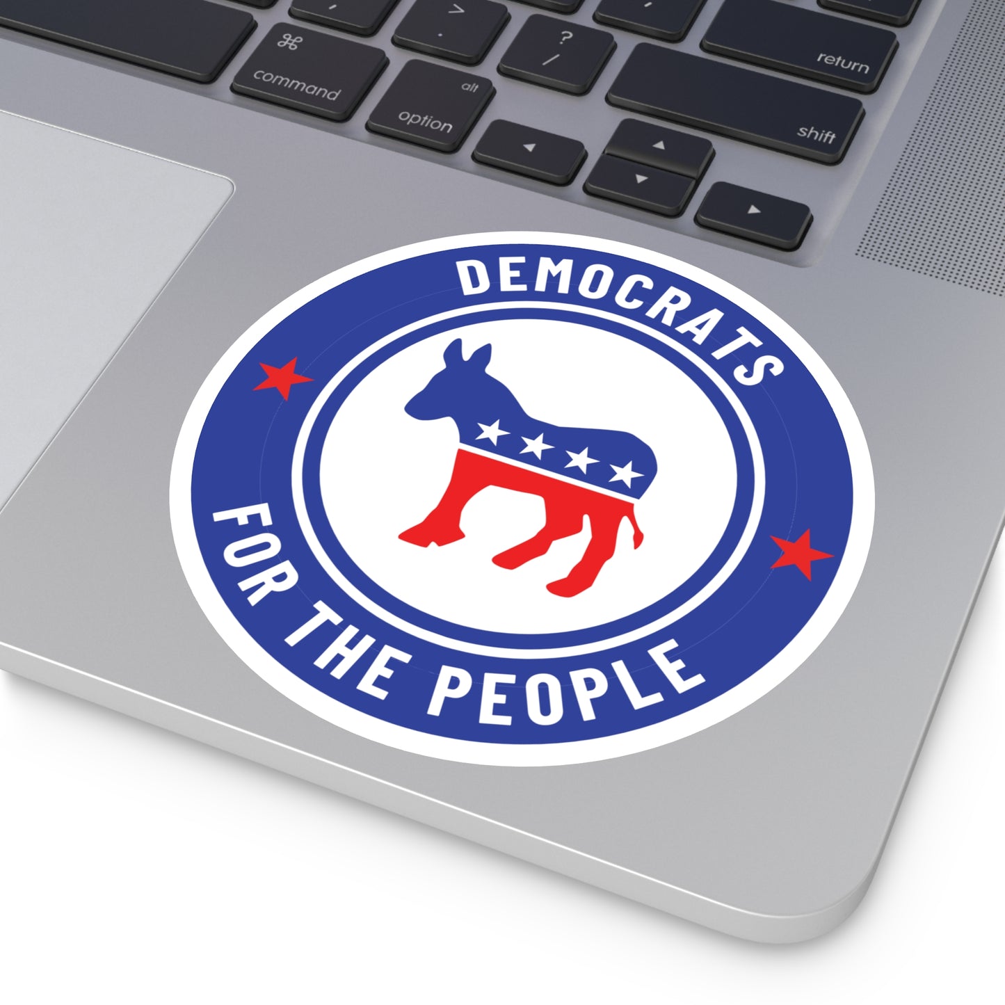 Democratic Party Sticker, Car Sticker, Laptop Sticker, Multiple Sizes, Free Shipping - ORIGINAL ARTWORK DESIGNER - Democracy Signs