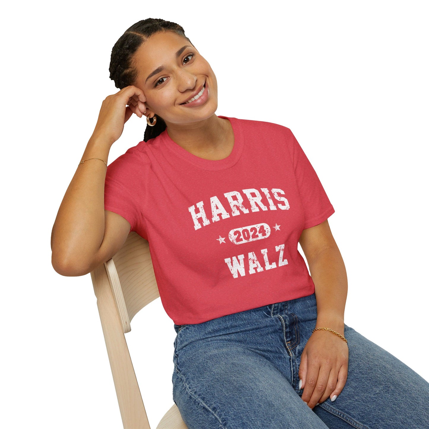 Harris Walz Tshirt - Soft, Unisex Style, Multiple Colors, Free Shipping