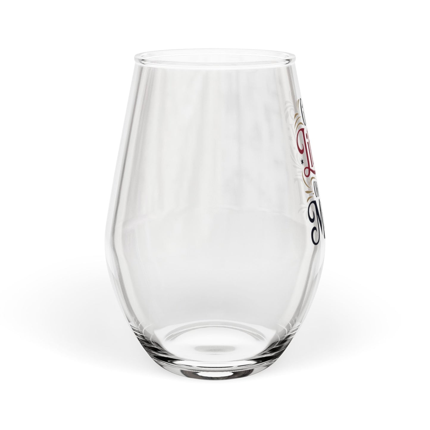 Give Me Liberty or Give Me Merlot Stemless Wine Glass, 11.75 oz, Anti Trump Gift, Freedom Gift, Patriotic Gift, Gift for Democrat