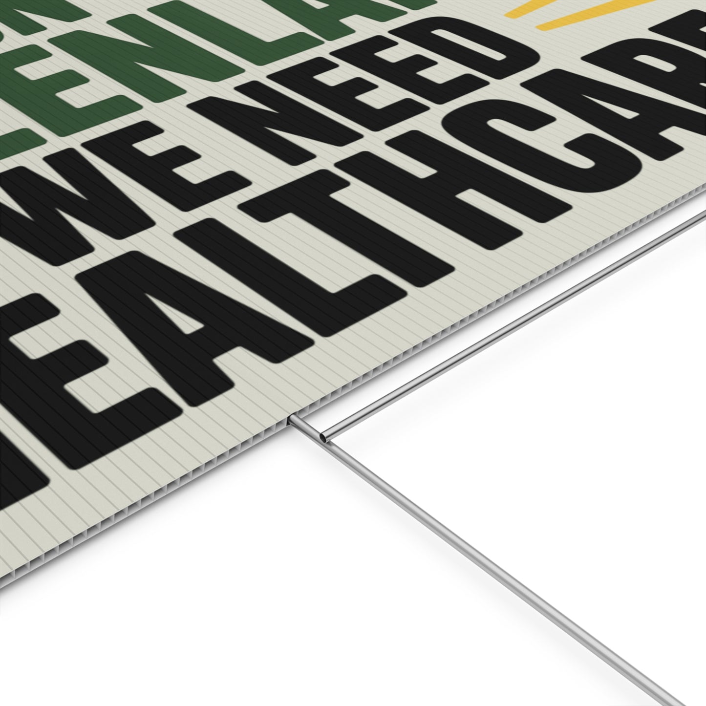 Greenland Yard Sign, Anti Trump Yard Sign, Healthcare Yard Sign